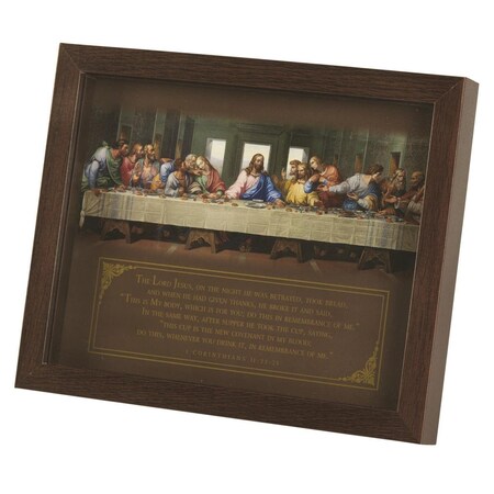Dicksons Quadro Devozionale "The Last Supper" Con Cornice In MDF E Vetro – 30,5x38x3,2 Cm, Effetto Shadowbox - 2